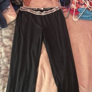 Juicy couture flared sweatpants with rhinestones